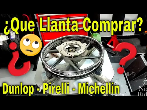 Download MP3 La mejor llanta para moto - Dunlop - Pirelli - Michellin