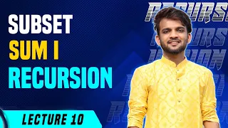 L10 Subset Sum I Recursion C Java