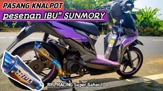 Download PASANG KNALPOT RPL RACING Pesenan IBU IBU SUNMORY ! Di motor beat new MP3