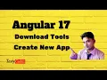 Angular 17 ecommerce application Download Tools and Create new project in Angular 17
