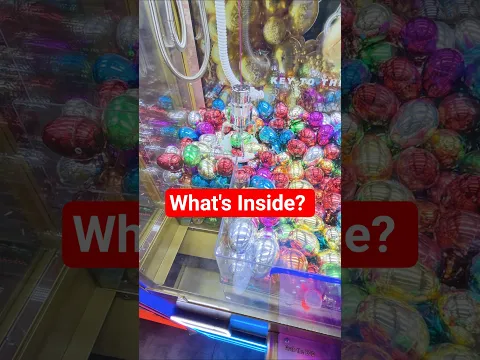 Epic Mystery Egg Claw Game Win! #shorts