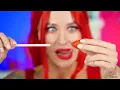 MAVİ KIRMIZI RENK KAPIŞMASI || 24 SAAT Sadece Tek Renkte Yemek Yeme 123 GO! FOOD
