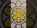 Colour My Printable Mandala Colouring book with Me using only Yellow Markers Part 1