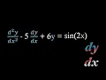 Differential Equations 3 Particular Integral and Complementary Function Method