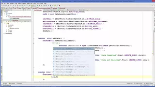 Android SQLite Tutorial Show SQLite Database table Values Part 4