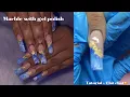 How to do marble with gel Beginners nail tutorial