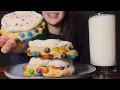 ASMR FROSTED M M SUGAR CRUMBL COOKIES
