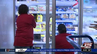While You Were Sleeping Even when closed overnight local H-E-B is still busy