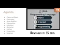 OOPs in Java in 15 min Revision Cheet Sheet Ppt