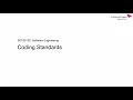Coding standards