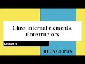 NET Developer Basics Lesson 4 Class internal elements Constructors