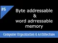 6 Byte Addressable Word Addressable Memory Computer Organization Architecture GATE 2021