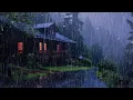 Download Lagu HEAVY RAIN at NIGHT on Roof to Sleep Deep and Sleep Fast ⚡ Relax, White noise