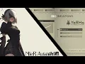 Nier Automata - All Weapons