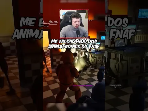 ME ESCONDENDO DOS ANIMATRONICS DO FNAF