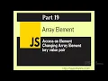 JavaScript Bangla Tutorial Part-19 Latest 2021 JavaScript for beginners Array Elements