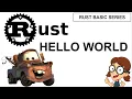 Rust Programming Tutorial - Hello World printing