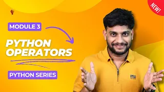 Python Operators Part 3 Python Series