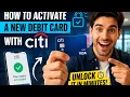 How to activate a new debit card with Citi