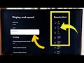 PHILIPS Smart Google TV How to Change Screen Resolution 8K 4K