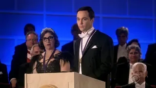sheldon and amy recieve nobel prize full speech final episode of the big bang theory
