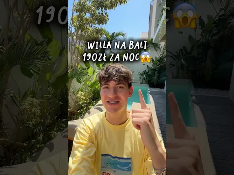 WILLA ZA 190ZŁ NA BALI😱🏝️