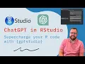 ChatGPT in RStudio with gptstudio - Better than GitHub Copilot