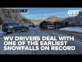 Burst of winter weather causes issues for drivers in WV