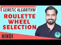 Roulette Wheel Selection in Genetic Algorithm Explained with Example in Hindi
