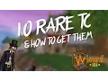 WIZARD101 10 RARE TREASURE CARDS AND HOW TO GET THEM