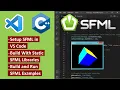 SFML Setup in Visual Studio Code Create Applications using SFML VSCode MinGW-w64