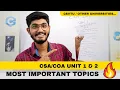 Most Important Topics CSVTU CSE