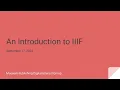 An Introduction to IIIF