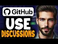 How to Use GitHub Discussions - Full Guide