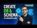 How to Create Database and Schema in Snowflake Hemant TechTalks