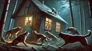 عائله حظهم وحش جدا تحاصروا في بيتهم من قطيع من الكلاب المسعورة 