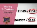 Rounding Decimals To The Nearest Hundredth