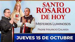 Santo Rosario de Hoy Jueves 15 de Octubre - Misterios Luminosos #santorosario #rosario #rosariodehoy