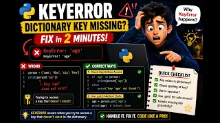 Python KeyError Solution Safe Ways to Access Dictionary Keys