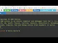 CS384 Python Programming 002 Hello World