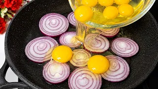 Easy Egg Breakfast Recipe! Eggs, Onions & Cheese in Minutes