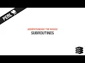 Perl Basics Subroutines
