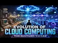 Evolution of Cloud Computing Distributed Computing Cluster Computing Grid Computing