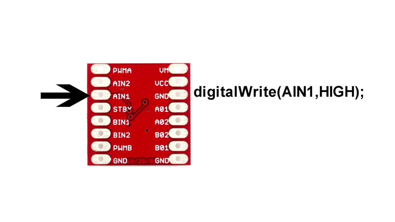 Explicación Driver TB6612FNG Lamborghino - Arduino