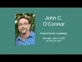 Visitation and Funeral Service of John C O Connor