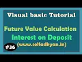 Visual Basic - Future Value Calculation in Visual Basic