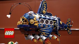 Motorized LEGO Steampunk Airship