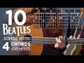 Download Lagu Play 10 Easy Beatles Songs with 4 Chords or LESS!
