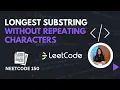 NeetCode150-LONGEST SUBSTRNG WITHOUT REPEATING CHARACTERS Mid-Level Ques Sliding Window DSAPython