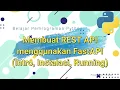 Membuat REST API di Python menggunakan Fast API - 1 Intro installation running